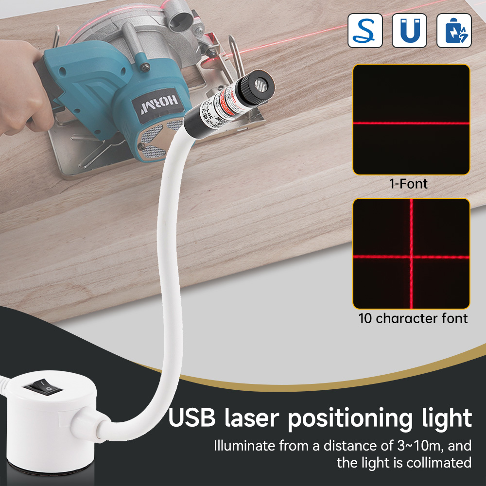 Industrial Laser Machines - USB Powered Red Laser Light Sewing