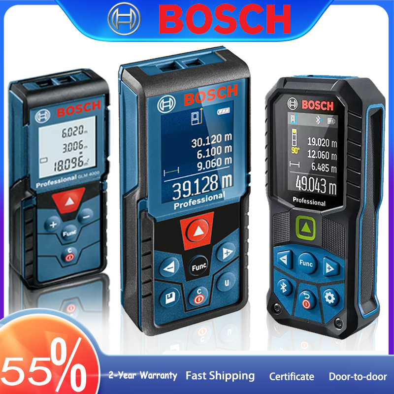 Industrial Laser Tape Measure - Original BOSCH Laser Rangefinder GLM4000 GLM50