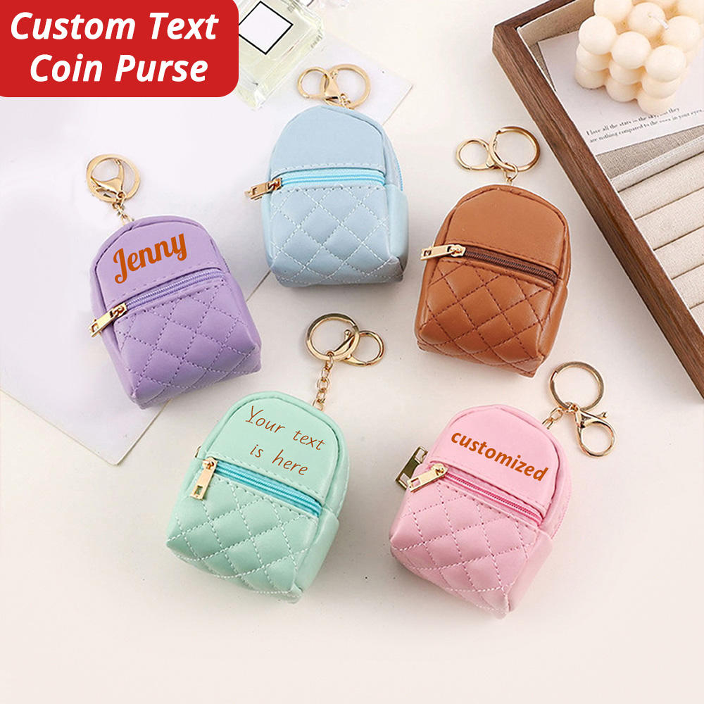 Industrial Handheld Laser - Mini Custom Name Coin Purse Personalized