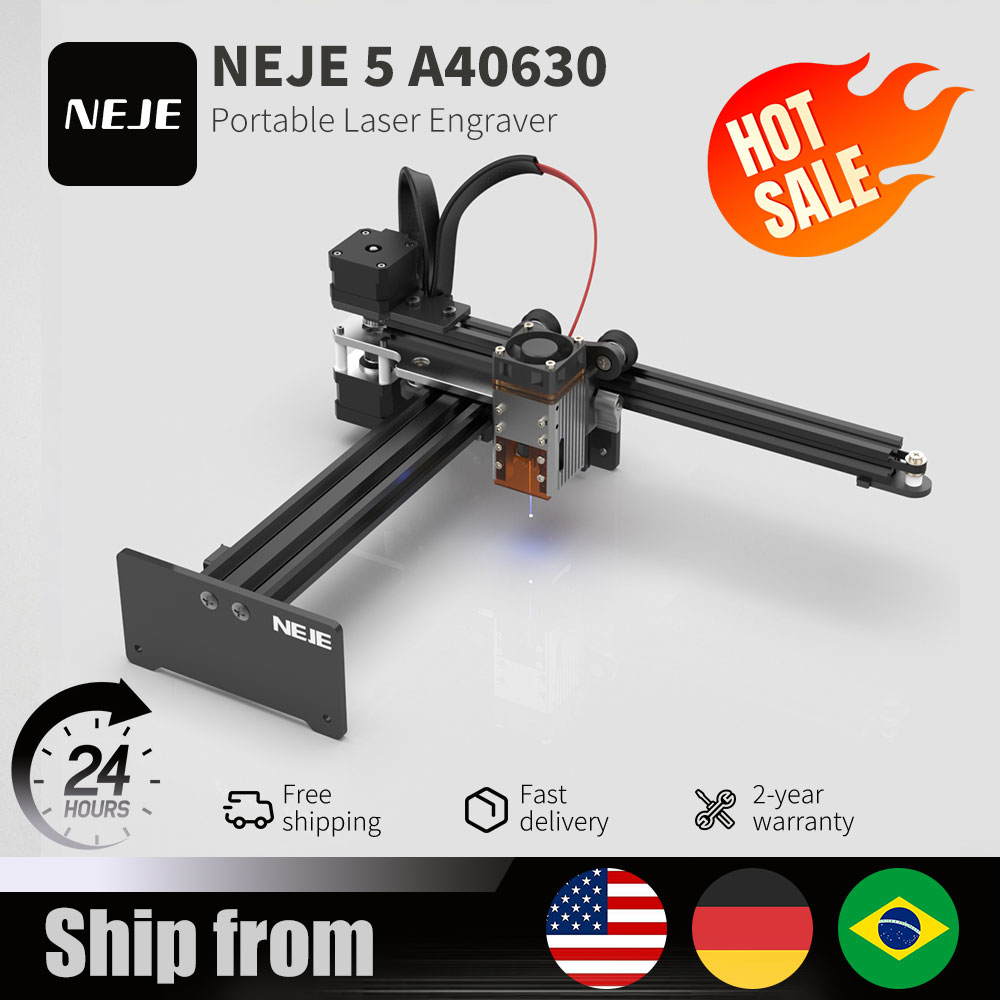 Industrial Handheld Laser Engraver - NEJE 5 A40630 20W Portable Smal