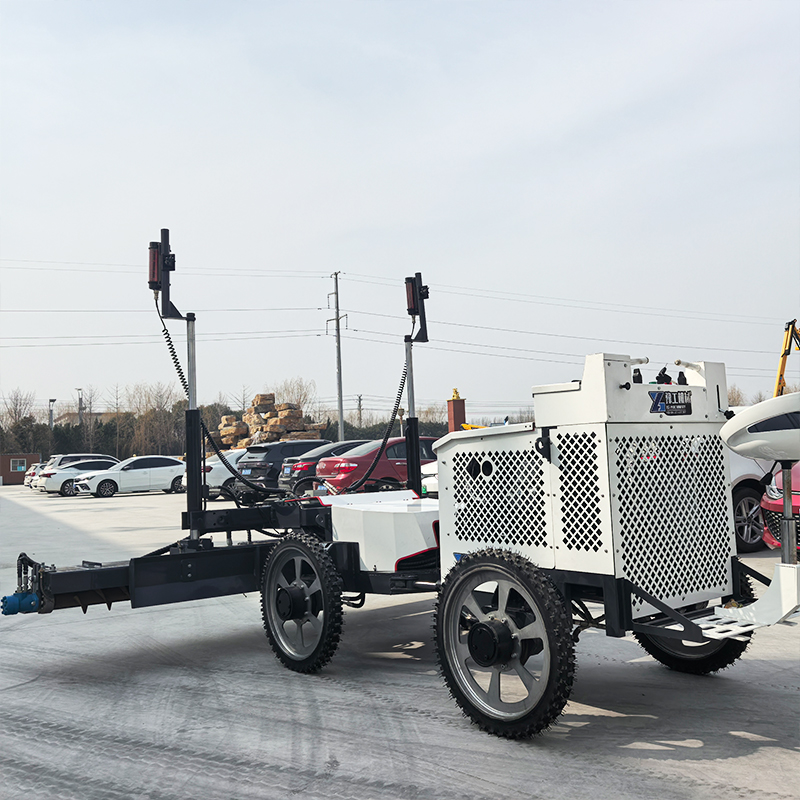 Industrial Laser Machines - Four Wheel Drive Concrete Screed Machine