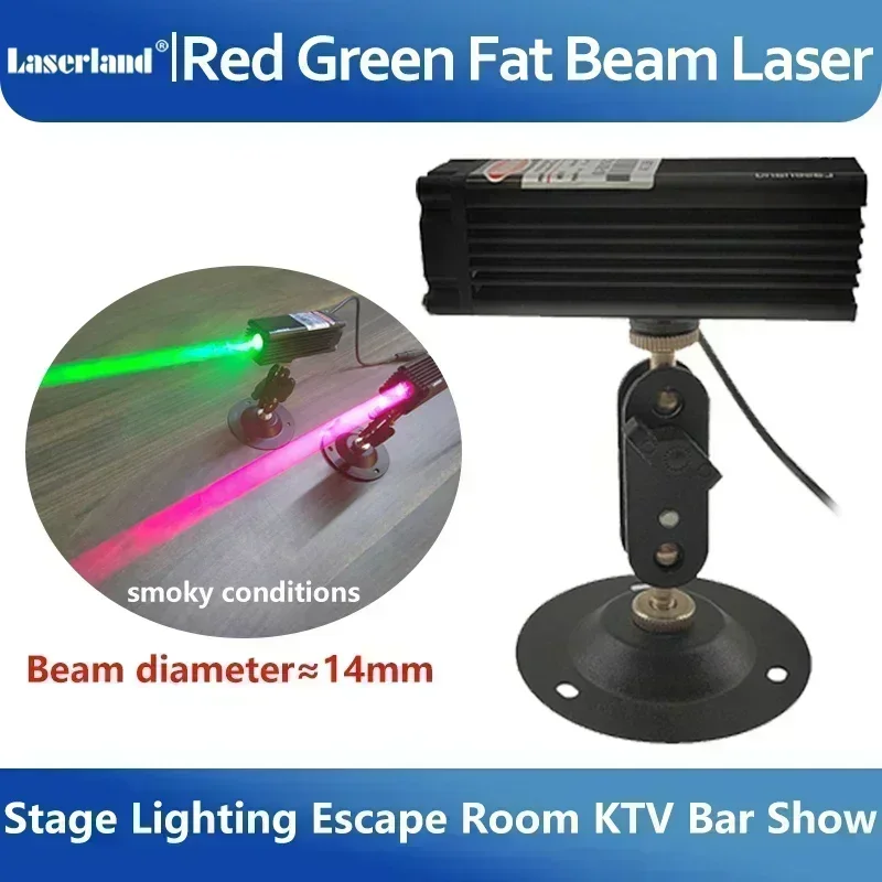 Industrial Laser Module - 650nm 520nm Red Green Dot Fat