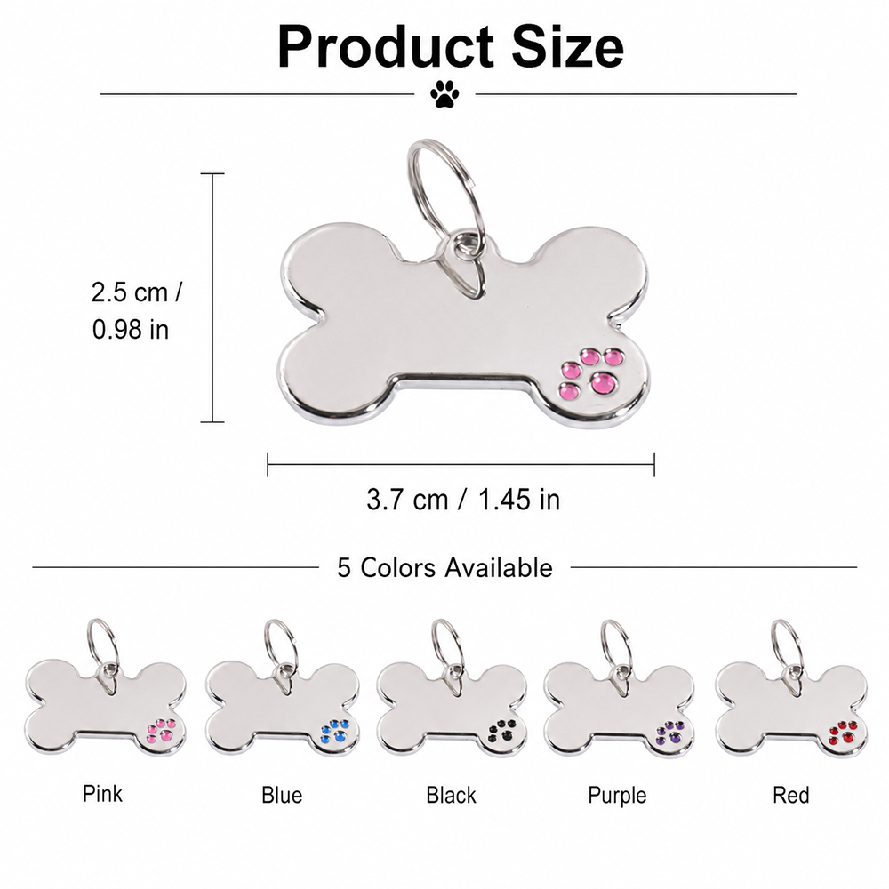 Custom Text Dog Tag Bone Shape - Industrial Laser Marker review and price