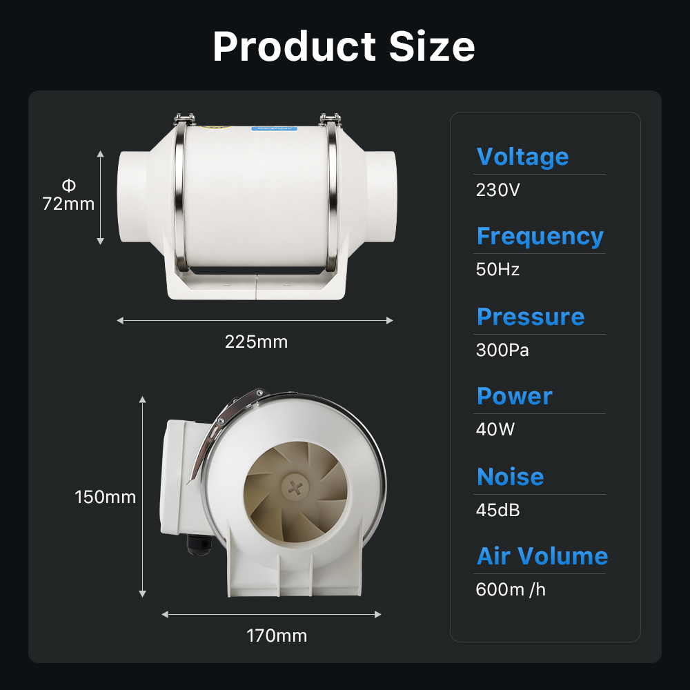 Cloudray Exhaust Fan Inline Du - Industrial Handheld Laser review and price