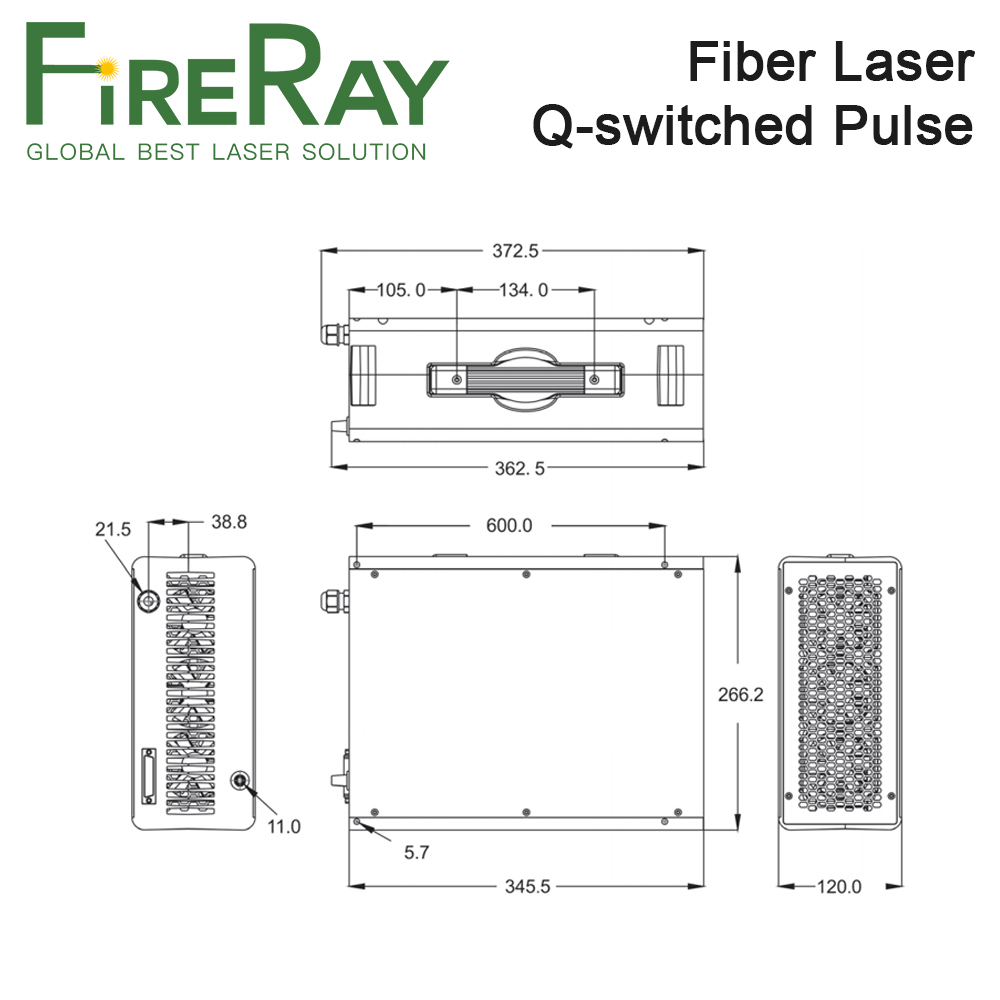 FireRay MAX Q-switched Pulse F - Fiber Laser Source 20W review and price