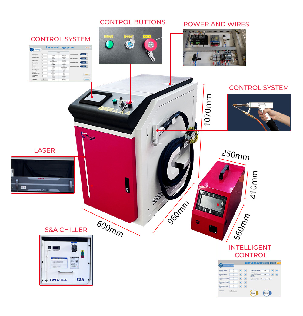Factory Direct Sales 1000w 200 - Industrial Laser Welding Machine For Sale review and price