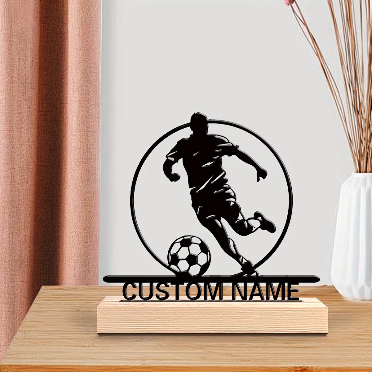 Custom Soccer Player Metal Sta - Industrial Laser Marker review and price