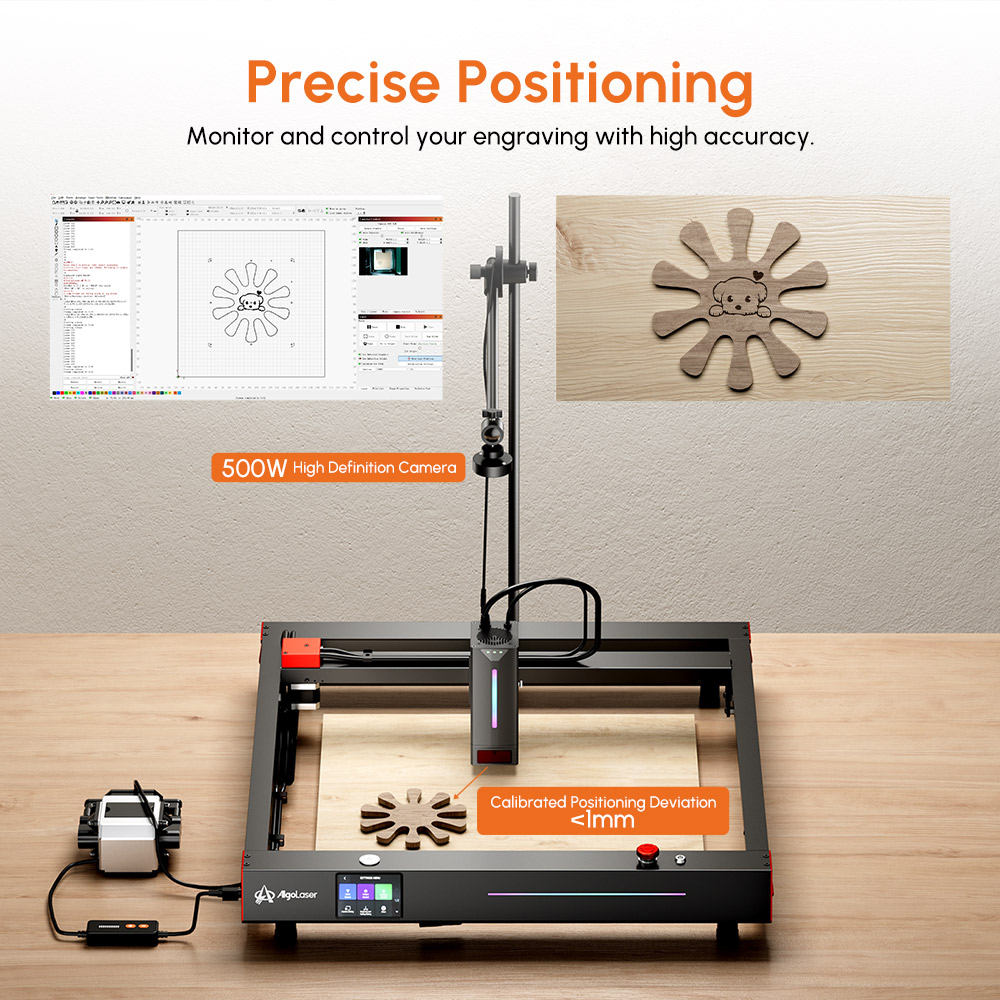 AlgoLaser Lightburn Camera Kit - Industrial Laser Cutting Machine review and price