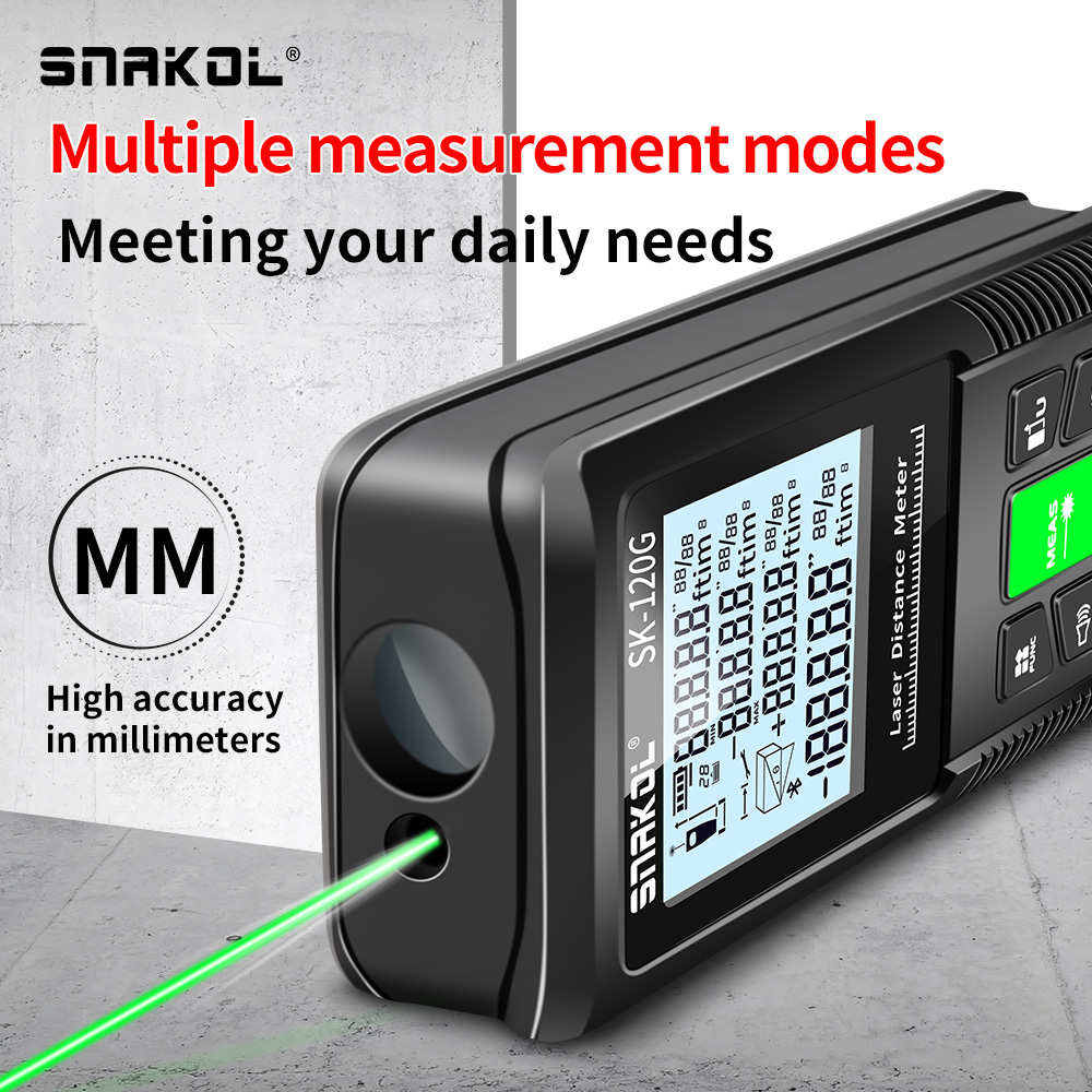 Snakol Laser Distance Meter 40 - Industrial Laser Tape Measure review and price