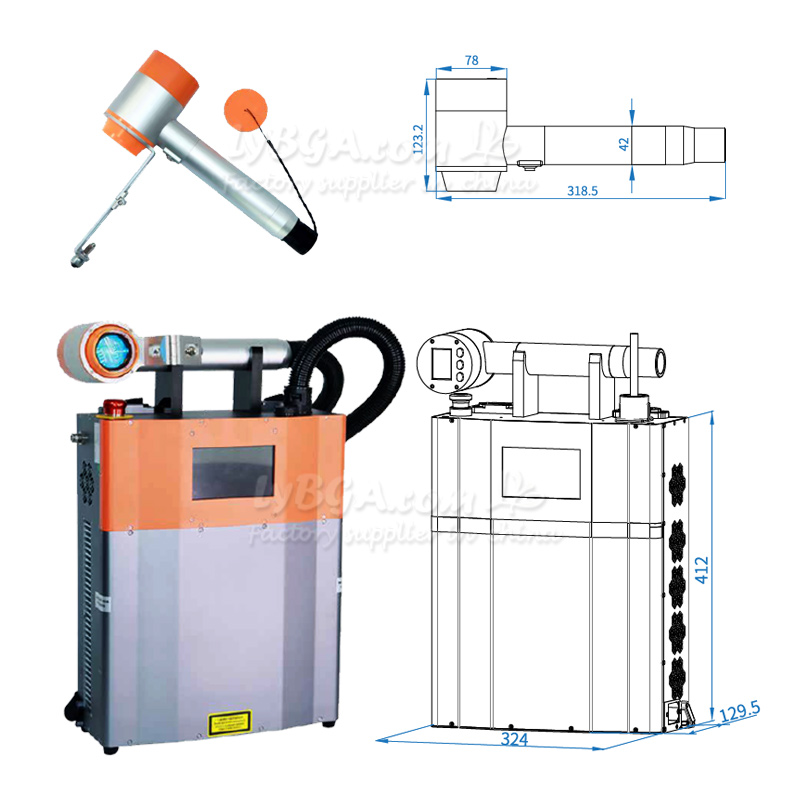LY-LCG100A 100W Pulsed Laser C - Industrial Laser Machines review and price