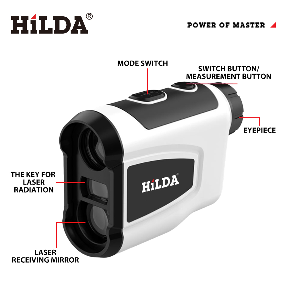 HILDA 800M Golf Laser Rangefin - Industrial Laser Tape Measure review and price