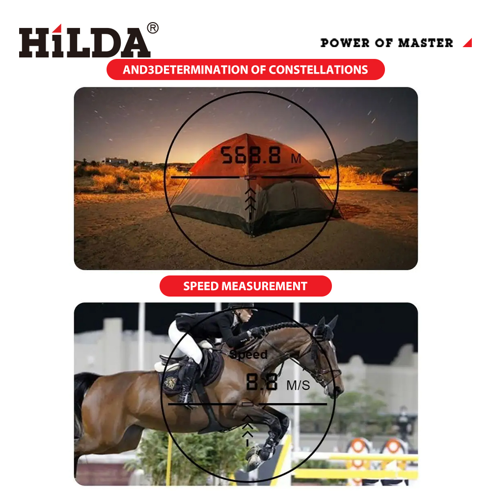 HILDA 800M Golf Laser Rangefin - Industrial Laser Tape Measure review and price