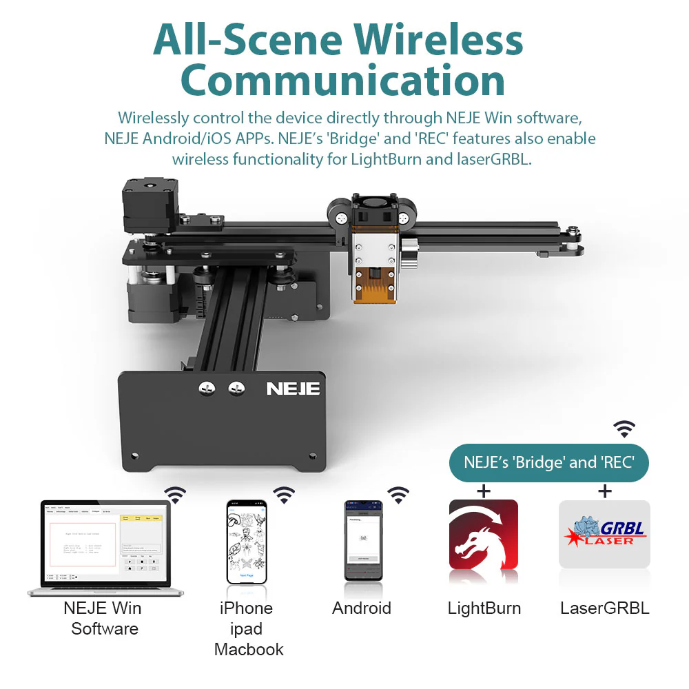 NEJE 5 A40630 20W Portable Sma - Industrial Handheld Laser Engraver review and price
