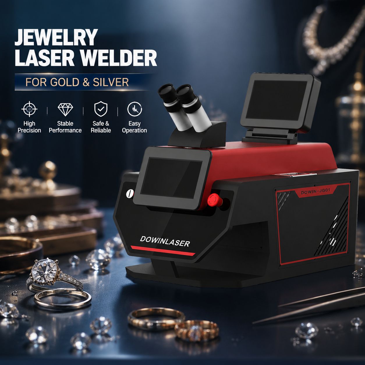 YAG 150W Jewelry Laser Welder  - Industrial Yag Laser review and price