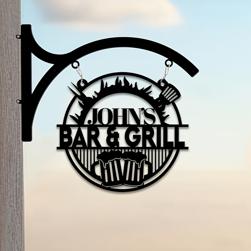 Customizable Wrought Iron Sign - Industrial Laser Marker review and price