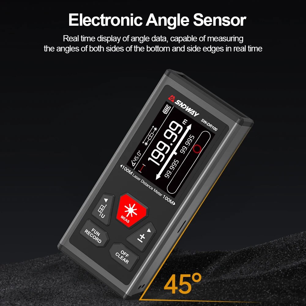 SNDWAY Dual Laser Distance Met - Industrial Laser Tape Measure review and price