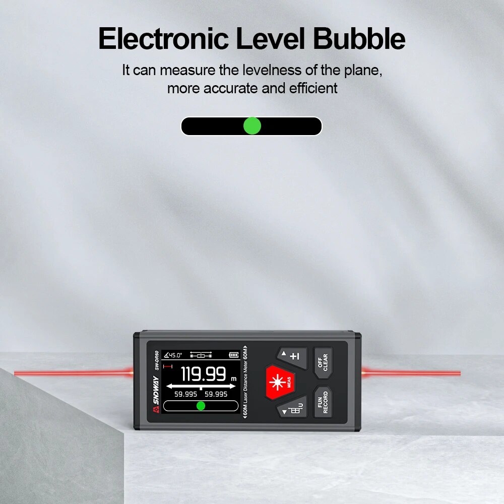SNDWAY Dual Laser Distance Met - Industrial Laser Tape Measure review and price
