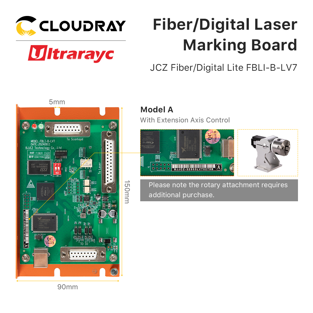 Laser Marking Board JCZ LV7 La - Marking Card Ezcad review and price