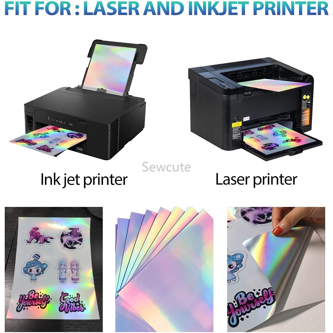 10Sheets Holographic Sticker P - Industrial Laser Machines review and price