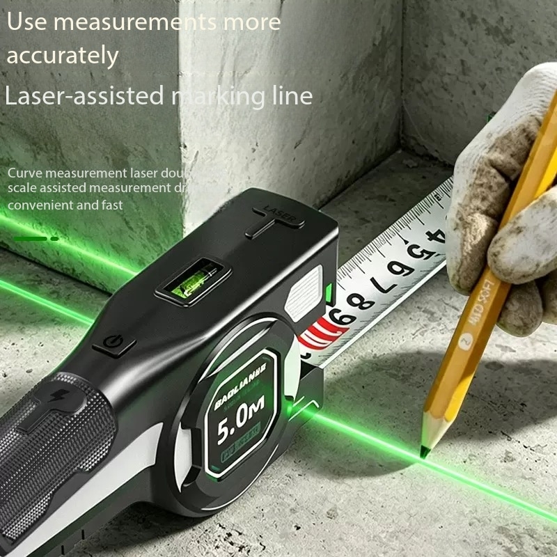 Three in one digital display l - Industrial Laser Tape Measure review and price